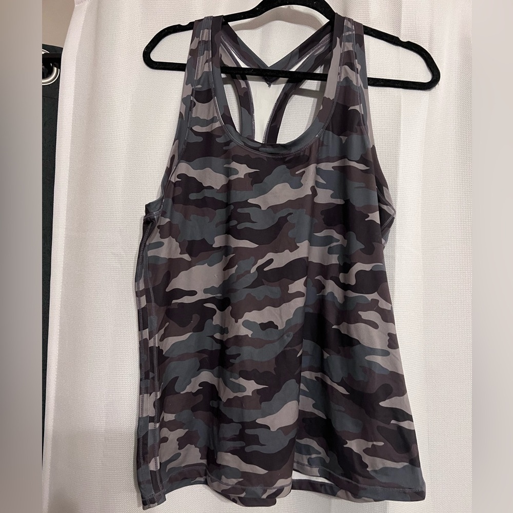 Camo work out tank